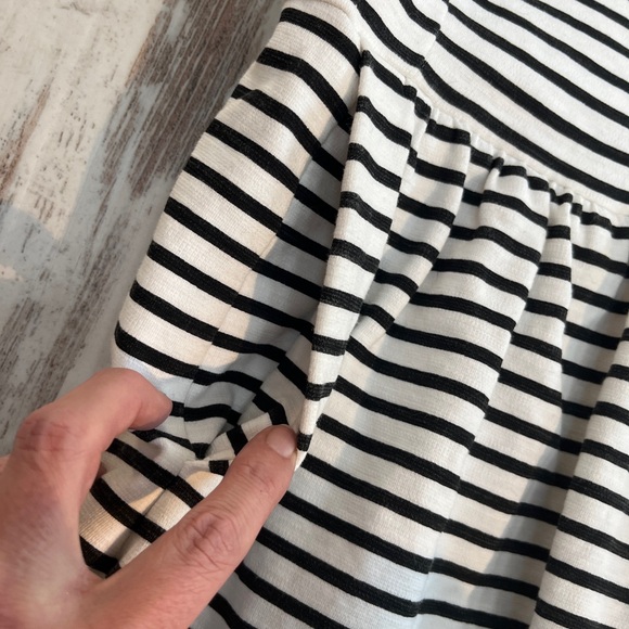 J.Crew Daybreak Striped Pleated Ponte Mini Dress - Size Small - Picture 6 of 16